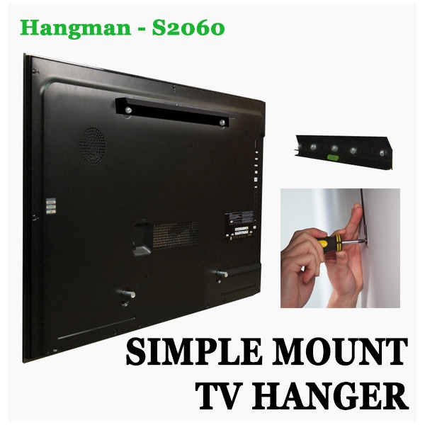 Electriduct Hangman Simple Mount For 32"- 80" TVs S2060 - main